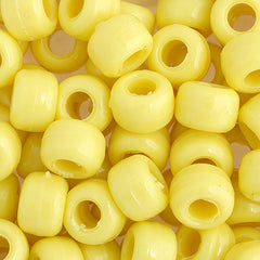Crow / Pony Beads – 9mm – Multiple Colours (100pcs)