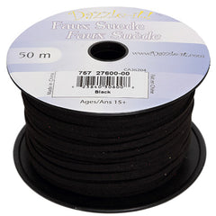Faux Suede Lacing – 2.7mm – Multiple Colours – 50m Spool