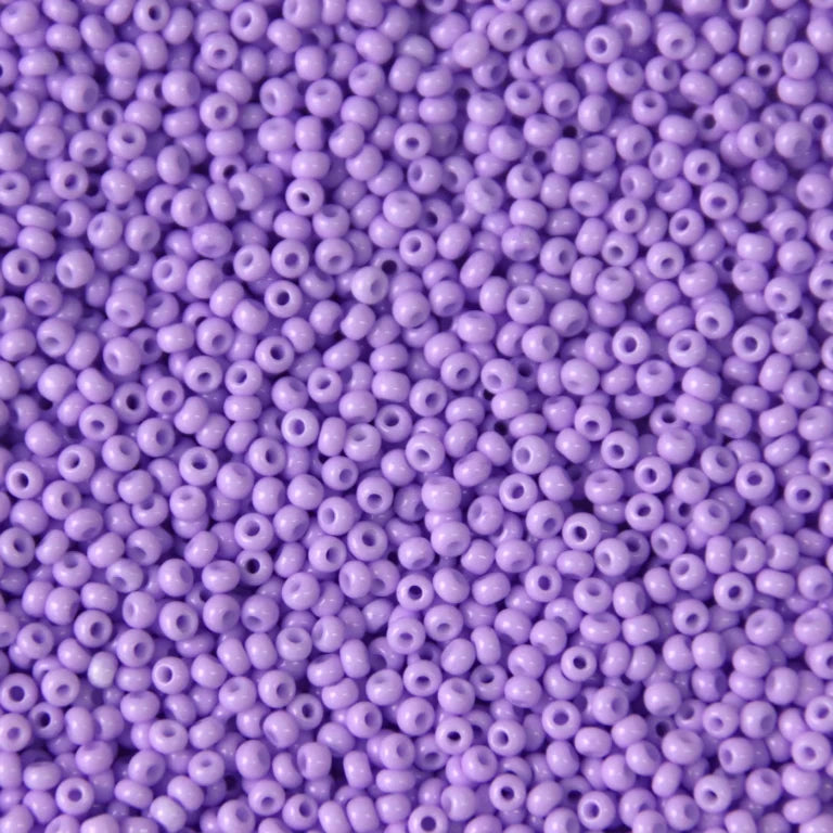 10/0 Preciosa Seed Beads Solgel Chalk Violet 03623