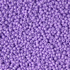 10/0 Preciosa Seed Beads Solgel Chalk Violet 03623