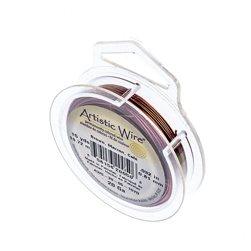 Art Wire 20 Gauge Brown 15 Yd