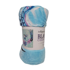 Fleece Blanket – Hummingbird Feathers