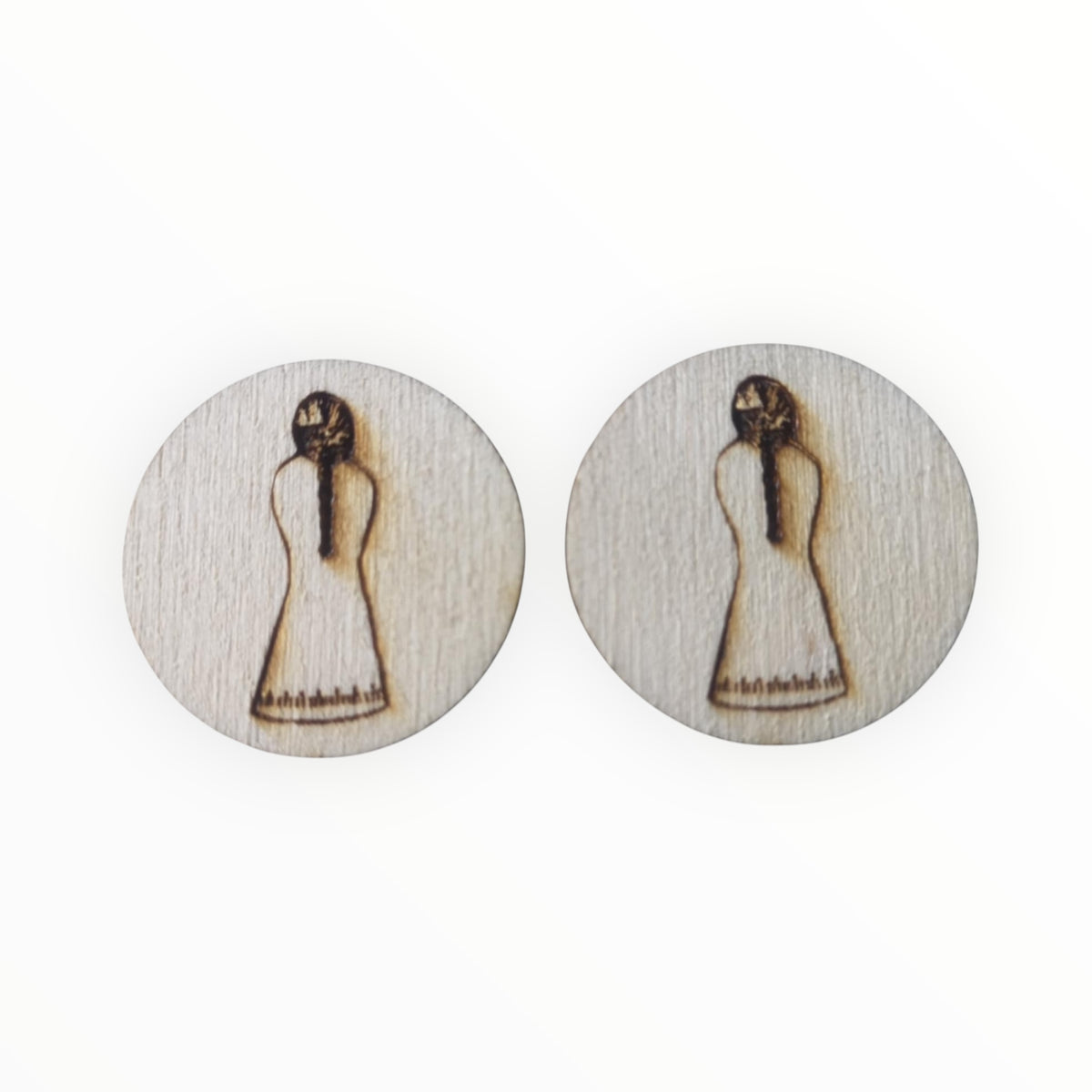 29mm Wood Burned Cabs Red Dress