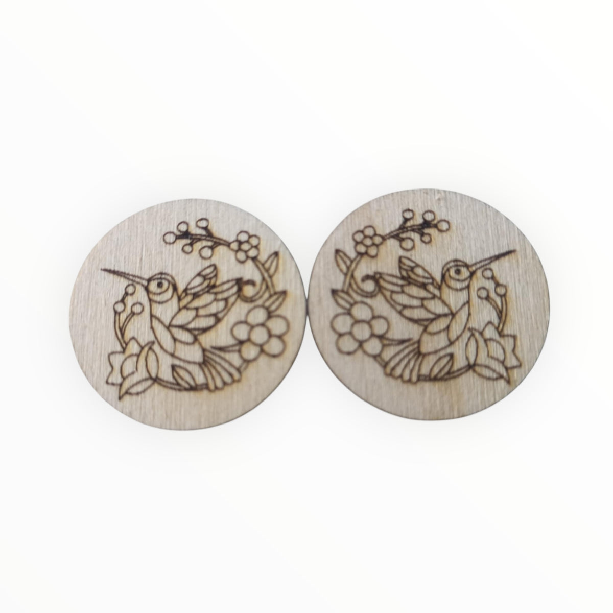 29mm Wood Burned Cabs Hummingbird