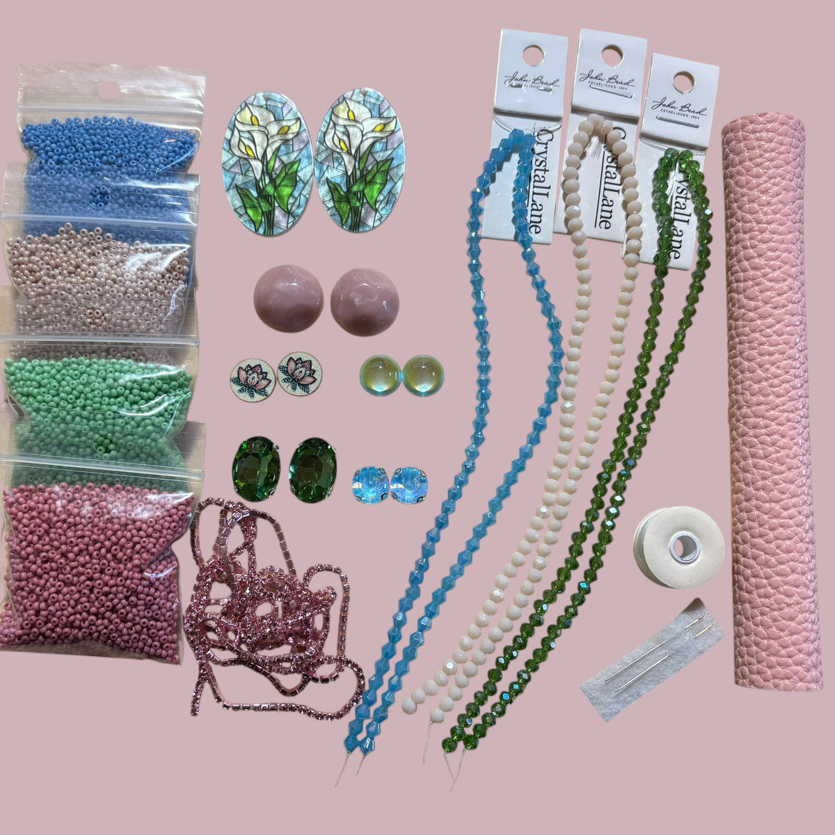 Spring Beading Kit - Blooming Florals & Blue Skies - #3