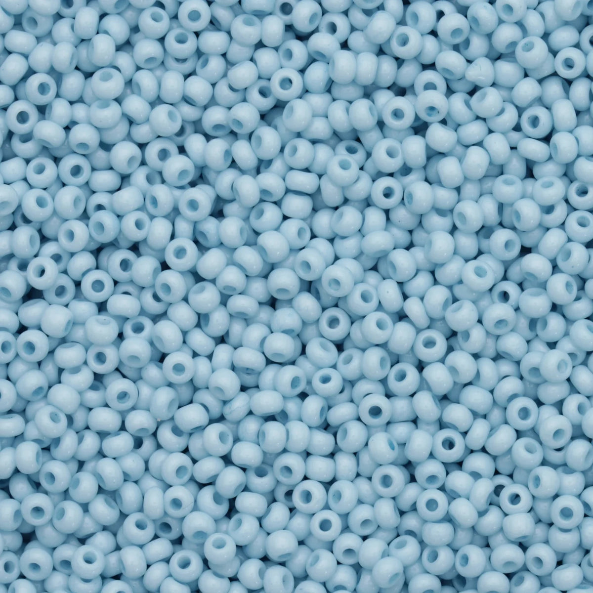 10/0 Preciosa Seed Beads Solgel Chalk Blue-Green