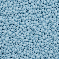 10/0 Preciosa Seed Beads Solgel Chalk Blue-Green