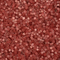 10/0 2-Cut Preciosa Beads Satin Dark Pink Solgel, 13g Vial