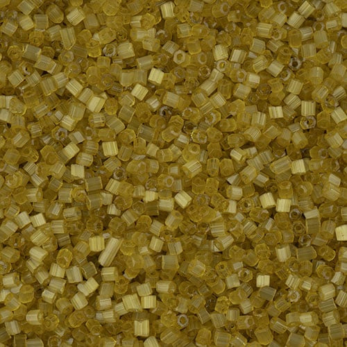 10/0 2-Cut Preciosa Beads Satin Mustard Solgel, 13g Vial