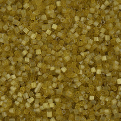 10/0 2-Cut Preciosa Beads Satin Mustard Solgel, 13g Vial