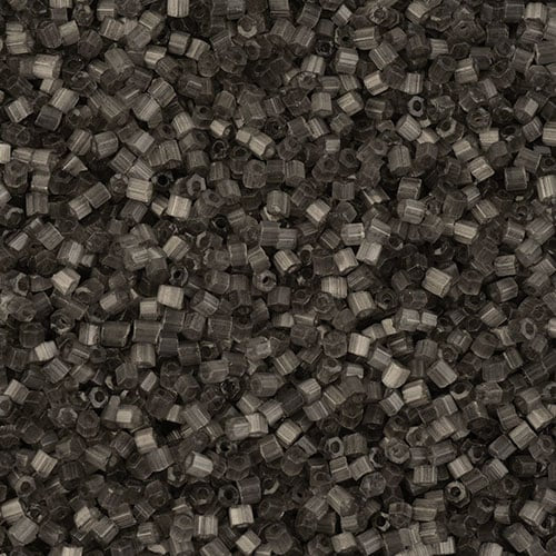 10/0 2-Cut Preciosa Beads Satin Grey Solgel, 13g Vial
