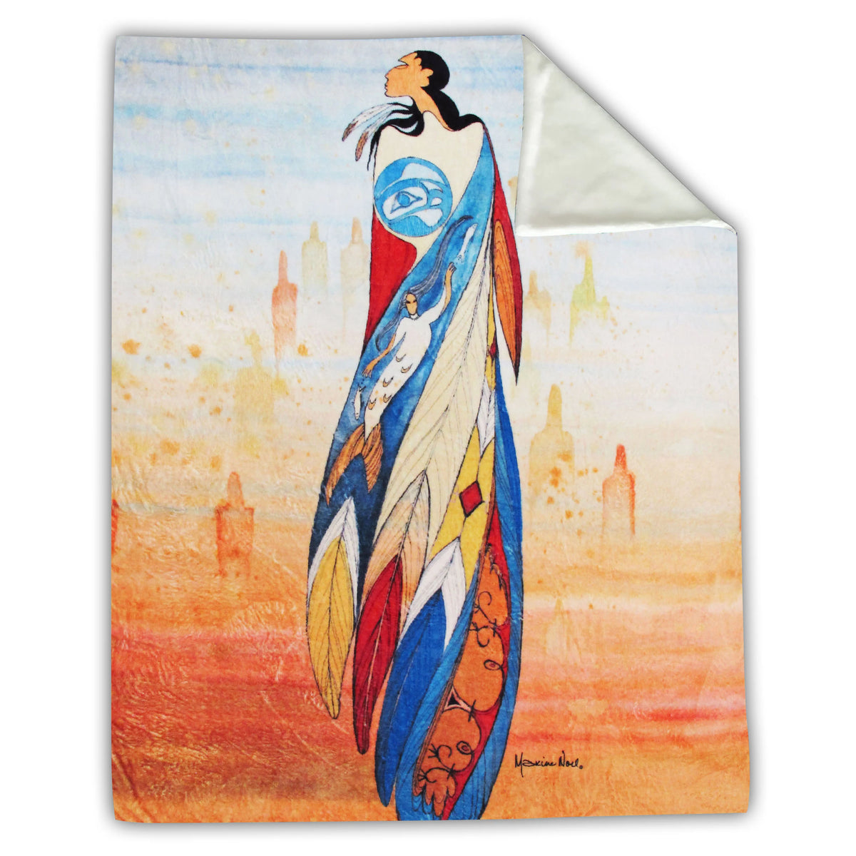 Maxine Noel Not Forgotten Faux Rabbit Throw Blanket