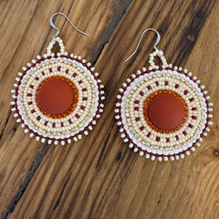 Nora Labillois - Earrings Brown Babys