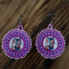 Nora Labillois - Pink Wolf Earings