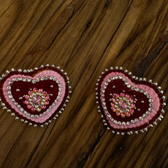 Nora Labillois - Strawberry Heart Earrings