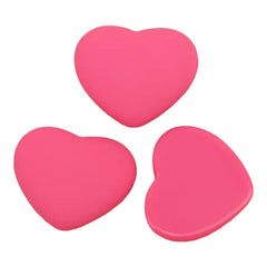 23*27mm Matte Hearts, Glue On Resin Gems, Sold in Pairs, See Dropdown