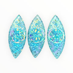 19x48mm Horseye – Resin Gem (Glue-On)