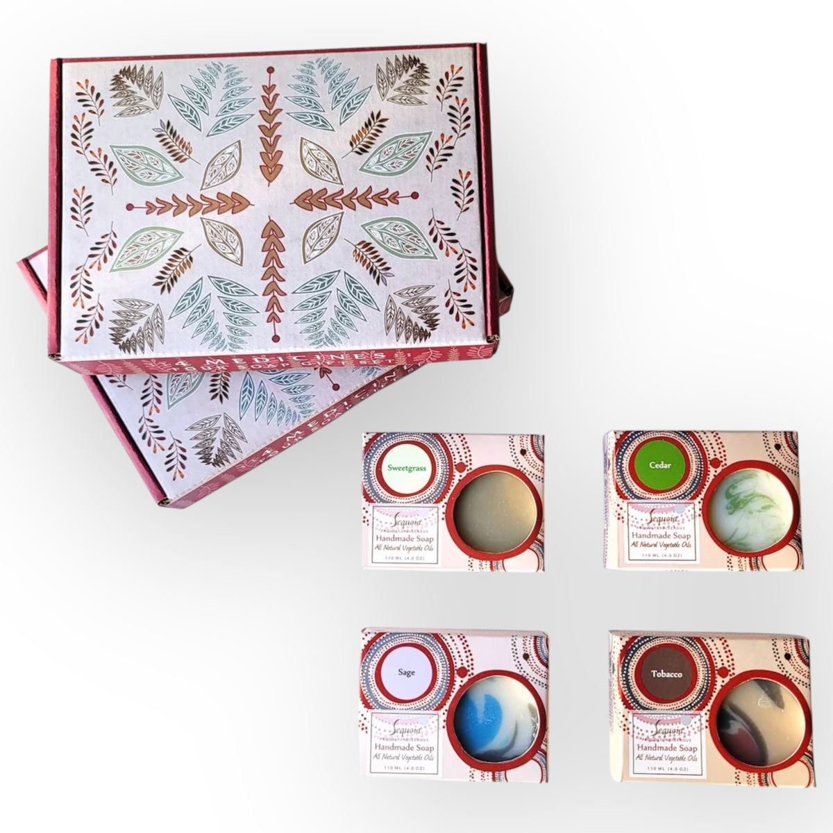 Four Medicines Four Soap Gift Set - Large 4oz Bars