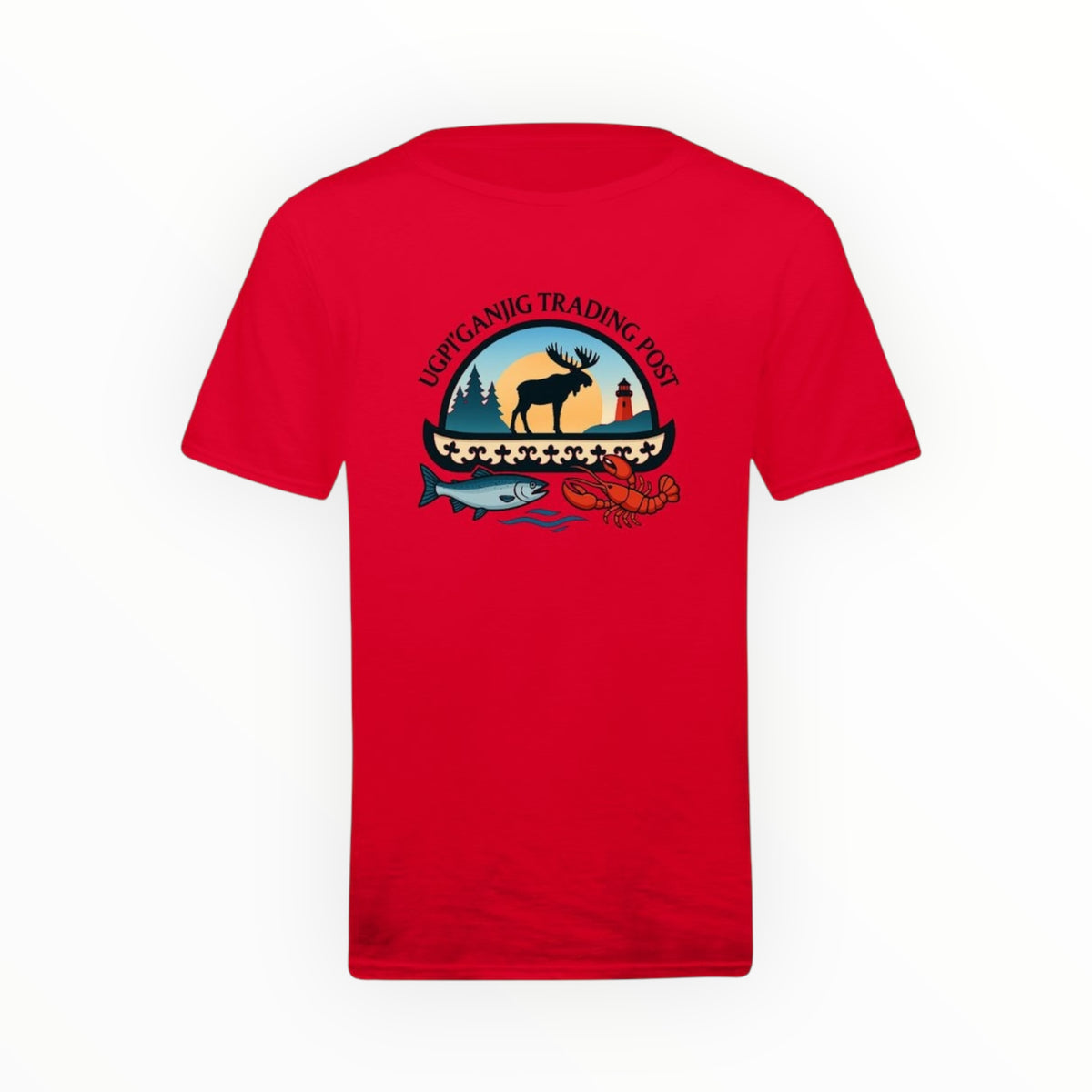 District® Soft-Touch Unisex T-Shirt – Red (Direct-to-Garment Print)