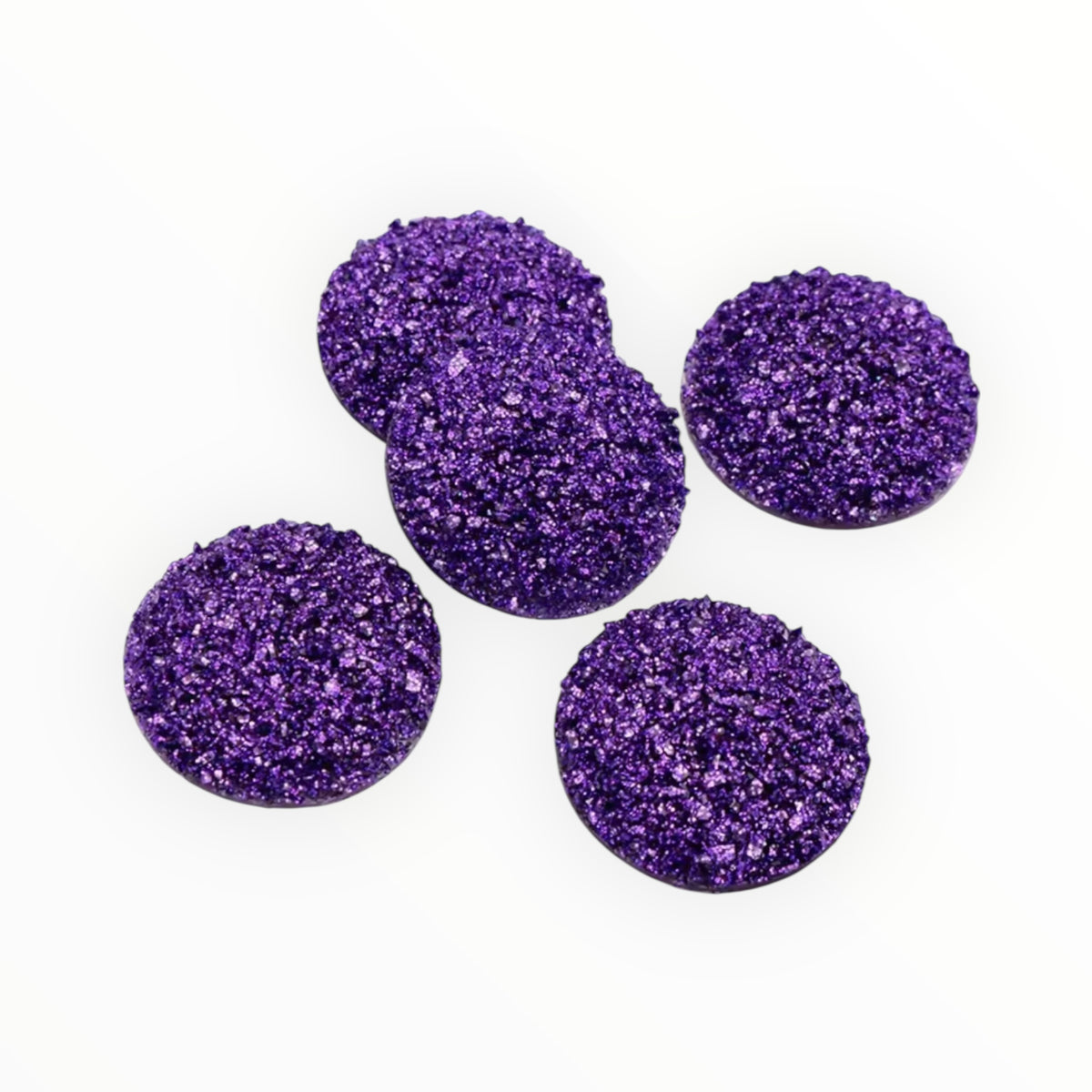 20mm Druzy Dome Cabochon, Multiple Colours