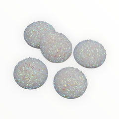 20mm Druzy Dome Cabochon, Multiple Colours