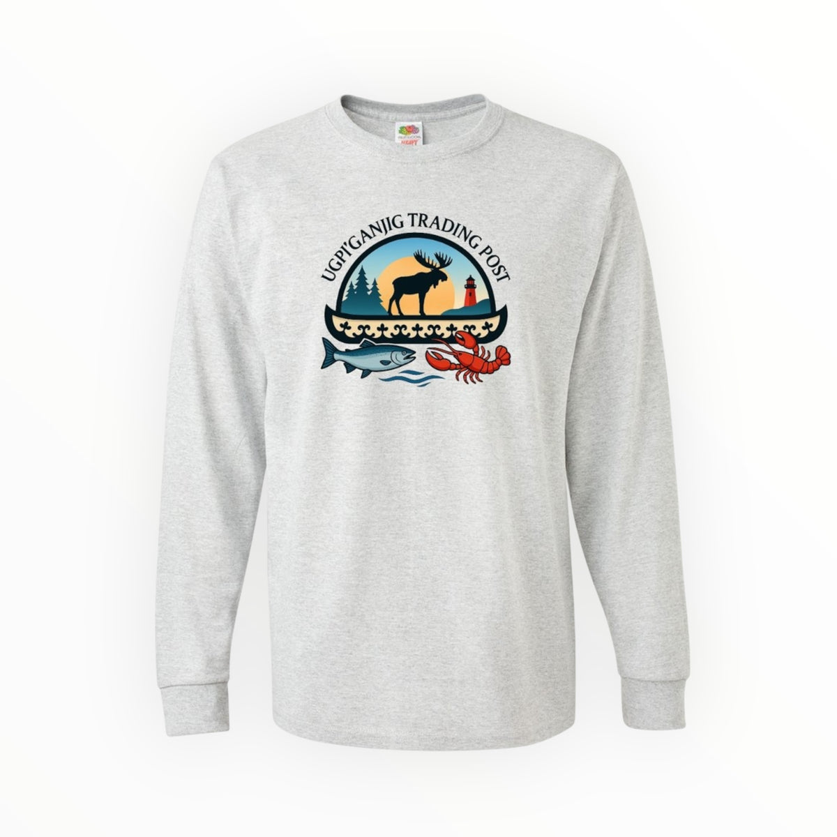 Fruit of the Loom® Long Sleeve Men’s T-Shirt – Grey (Direct-to-Garment Print)
