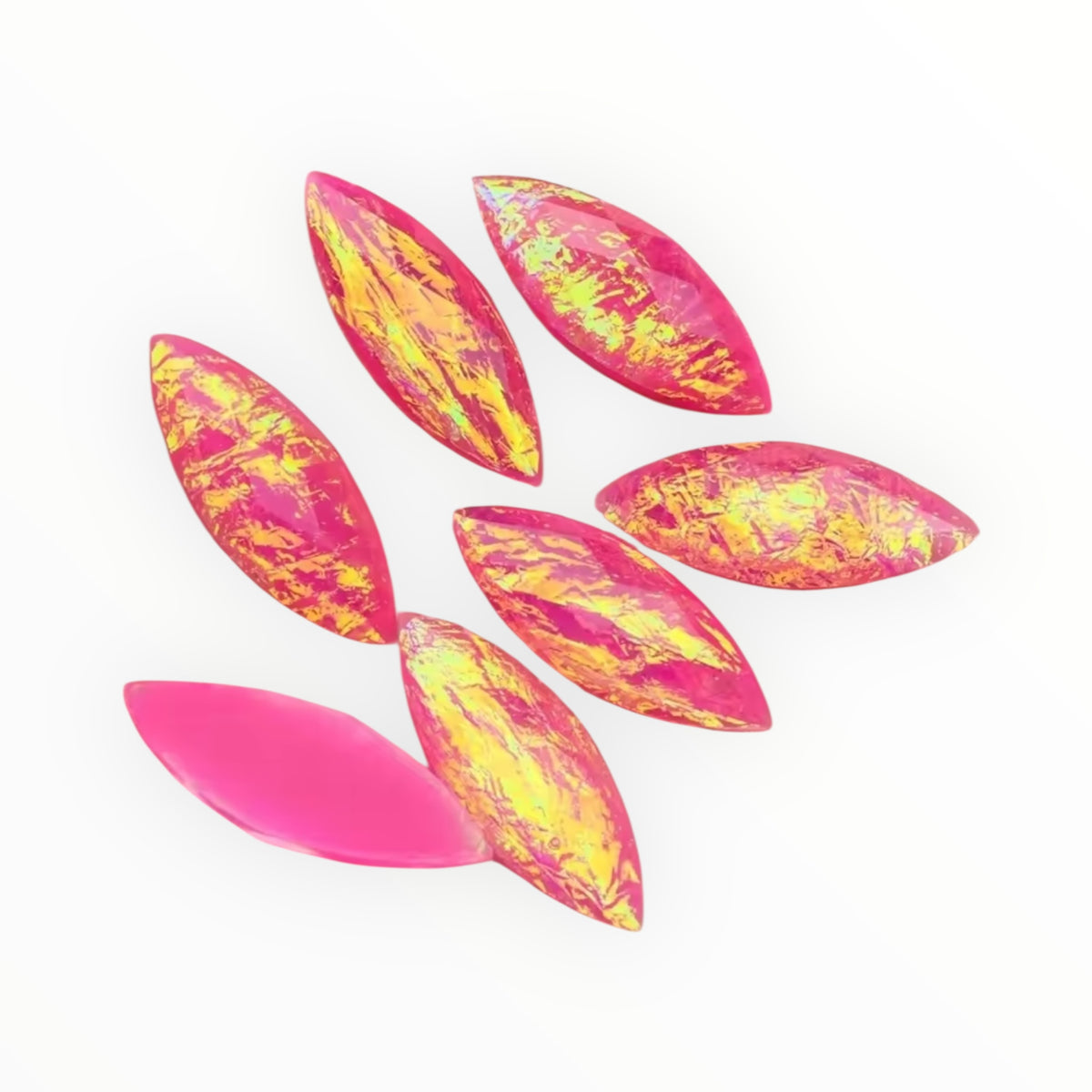 12×31mm Resin Navette (Horse Eye) – Sold in Pairs