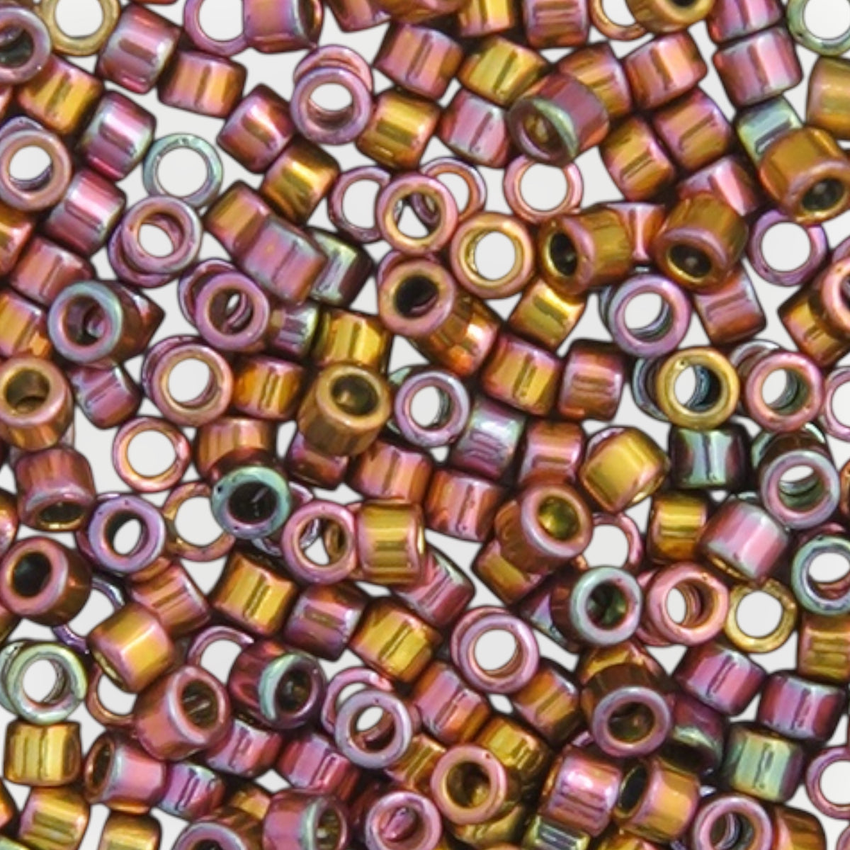 Delica 11/0 RD #0507 Gold 24kt AB Plated 3.3g Vial