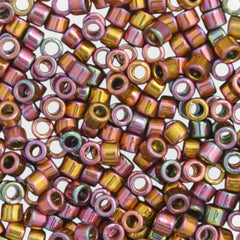 Delica 11/0 RD #0507 Gold 24kt AB Plated 3.3g Vial