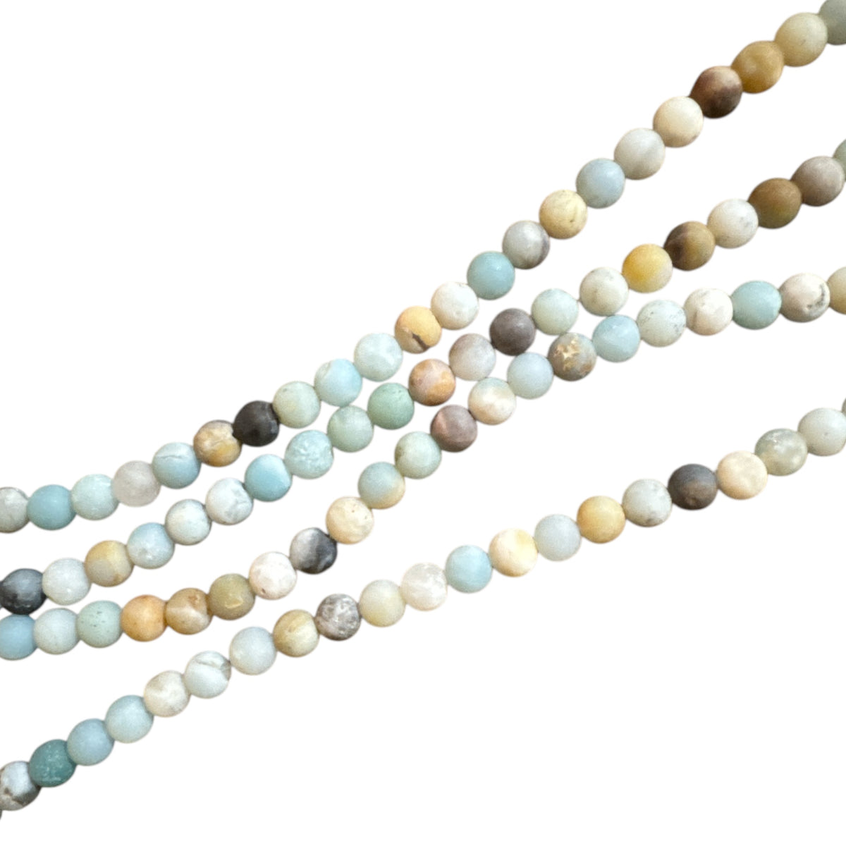 Frosted Amazonite Beads – 6mm (15” Strand)