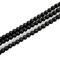 Black Tourmaline Beads – 6mm (15” Strand)
