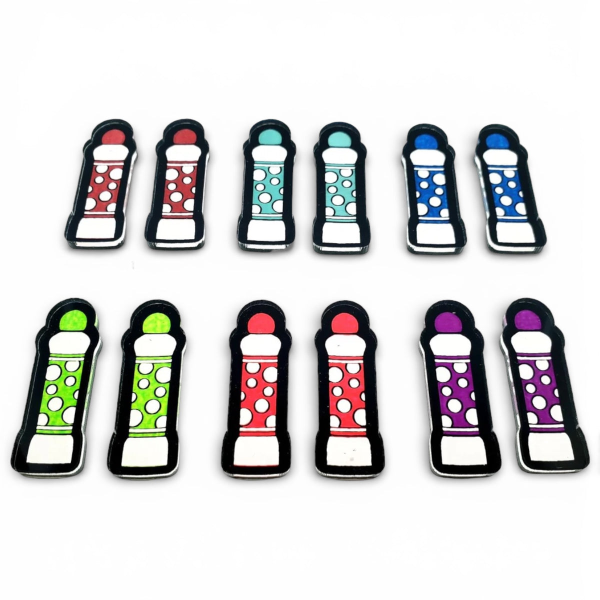 1.5" Bingo Dauber Acrylic Mirror Cabochons