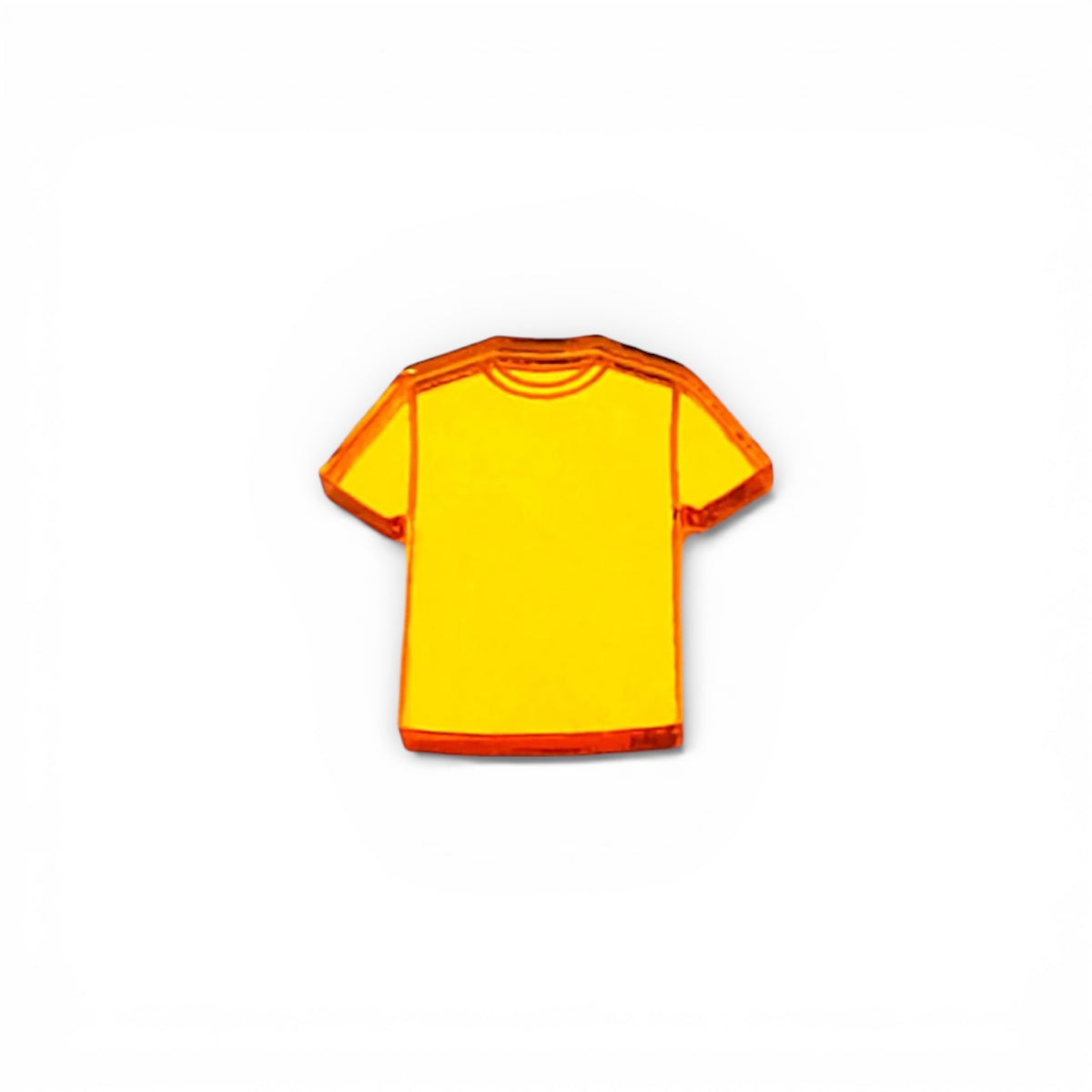 1" Orange Shirt Acrylic Mirror Cabochons