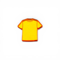 1" Orange Shirt Acrylic Mirror Cabochons
