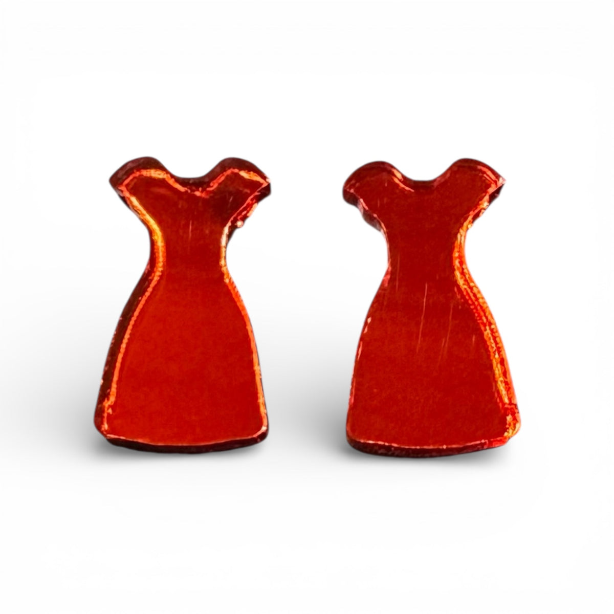 1" MMIWG2S Red Dress Acrylic Mirror Cabochons