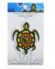 James Jacko Medicine Turtle Iron-on Patch