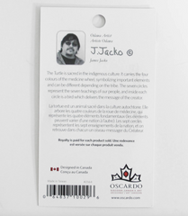 James Jacko Medicine Turtle Iron-on Patch