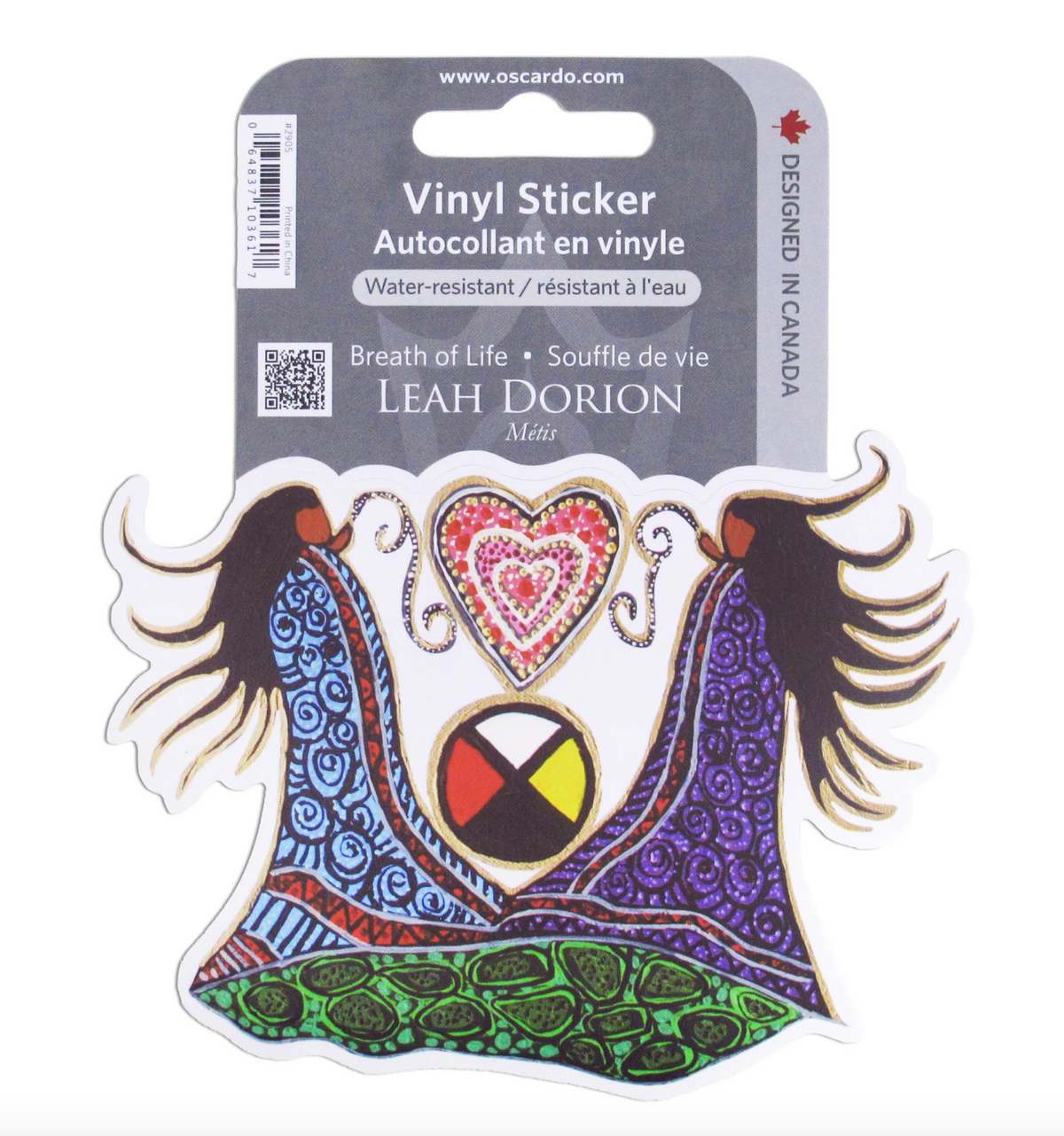 Leah Dorion Breath of Life Vinyl Sticker