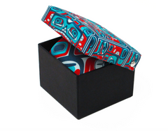 James Johnson Bentwood Box Artist Silk Tie