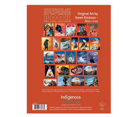 Indigenous Art Colouring Book by artist Karen Erickson