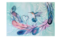 Diamond Art - Hummingbird Feathers