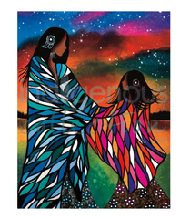 Mother & Daughter – Diamond Art Kit by Betty Albert (Cree Artist)