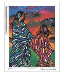 Mother & Daughter – Diamond Art Kit by Betty Albert (Cree Artist)