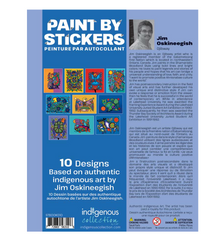 Paint by Sticker Book - Yellow Floral Garden by Jim Oskineegish