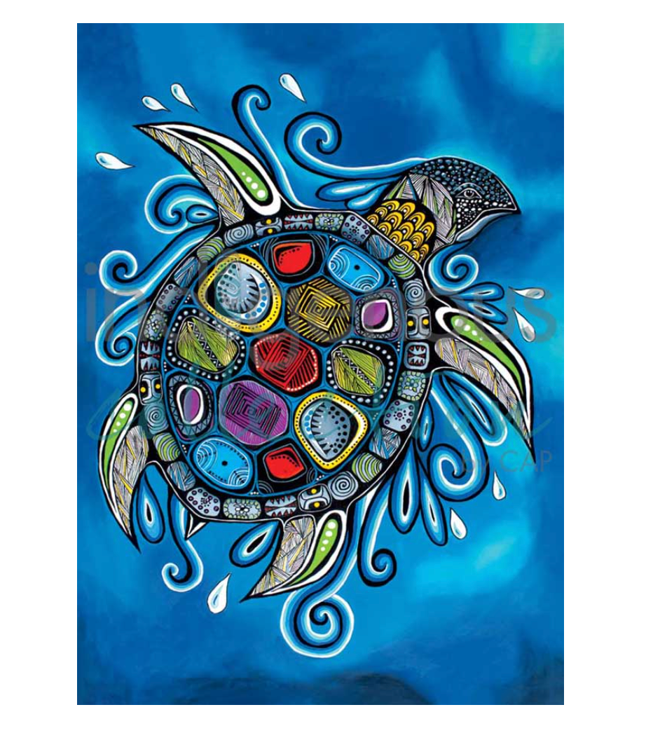 Diamond Art Kit - Turtle Mikinaak by Jessica Somers