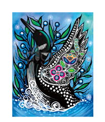 Diamond Art Kit -Father Loon by Jackie Traverse.