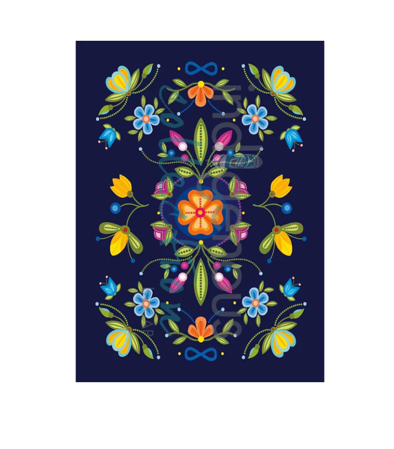 Microfibre Tea Towel - Amethyst by Lisa Berry