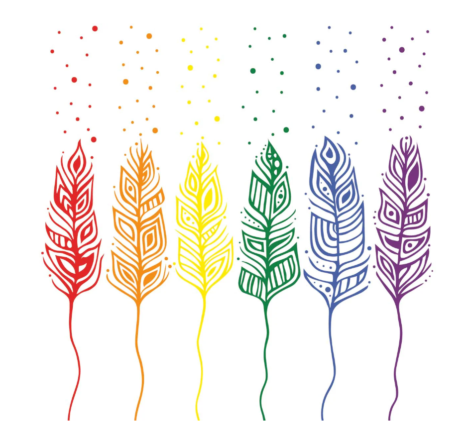 Pride Feathers Napkins – Patrick Hunter