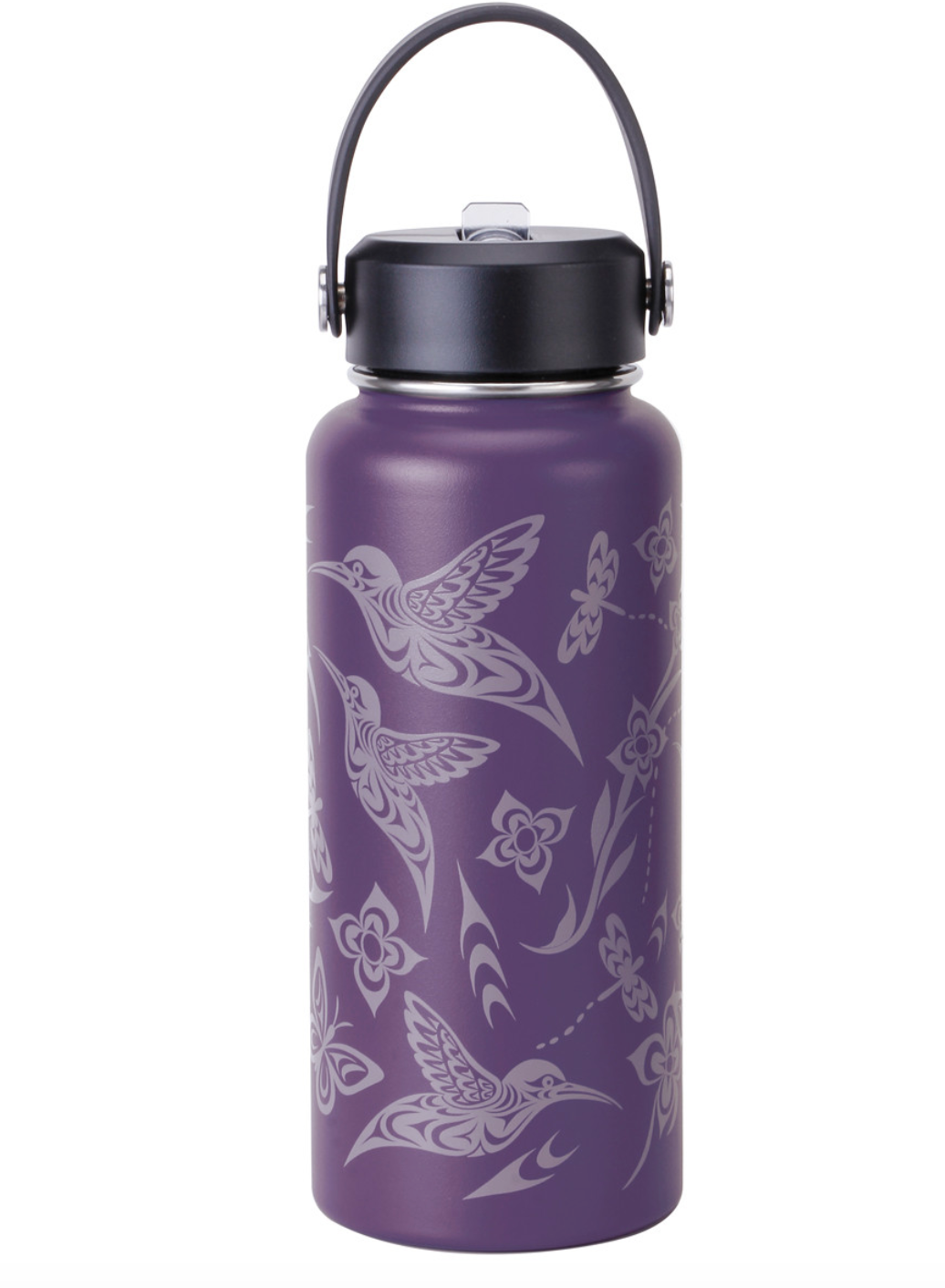 Wide Mouth Insulated Bottles - Hummingbird - 32 oz