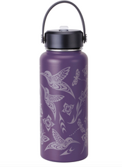 Wide Mouth Insulated Bottles - Hummingbird - 32 oz